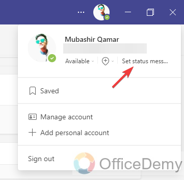 How to Change Status in Microsoft Teams 9