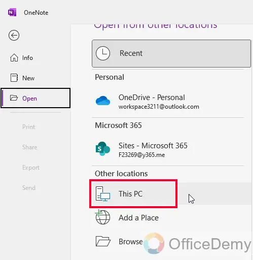 How to Import OneNote Notebook 4
