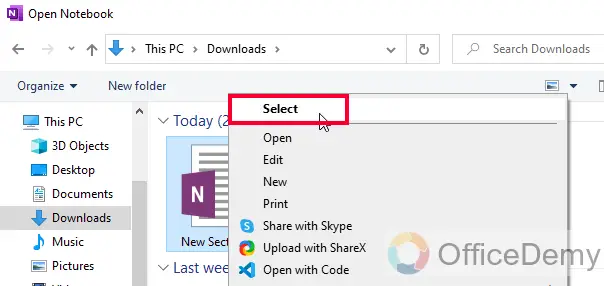 How to Import OneNote Notebook 6