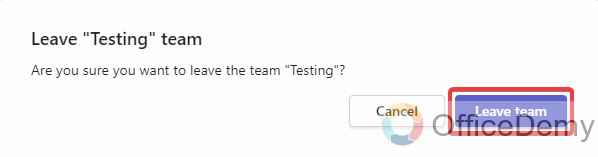 How to Leave a Team on Microsoft Teams 5