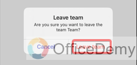 How to Leave a Team on Microsoft Teams 9