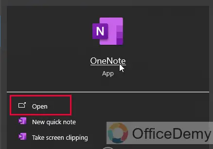 How to Share a Page in OneNote 1