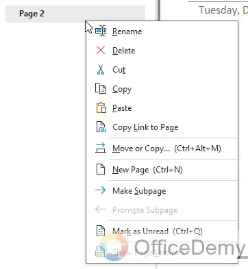How to Share a Page in OneNote 14
