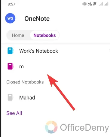 How to delete a notebook in Onenote 12