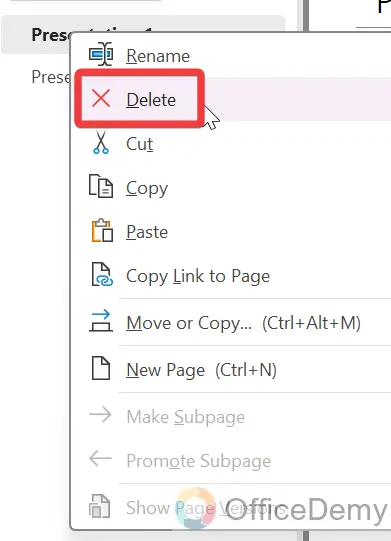 How to delete a notebook in Onenote 18