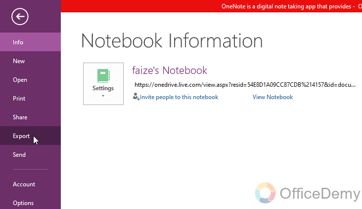 How to save OneNote as PDF 6