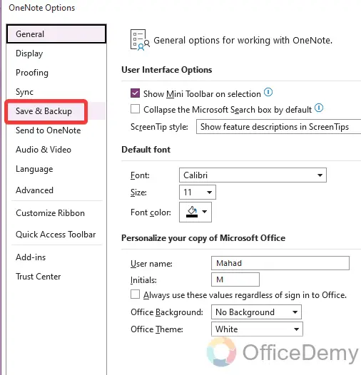 how to backup onenote 3