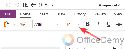 how to change default font in onenote 10