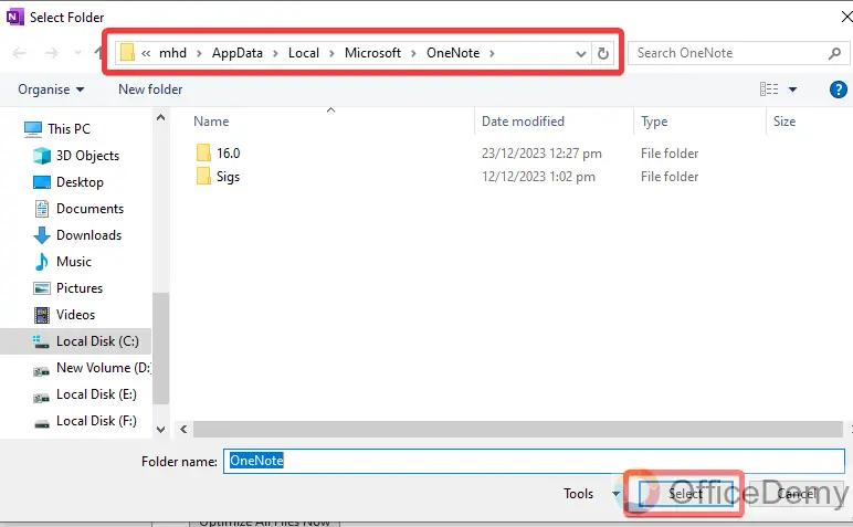 how to clear onenote cache 15