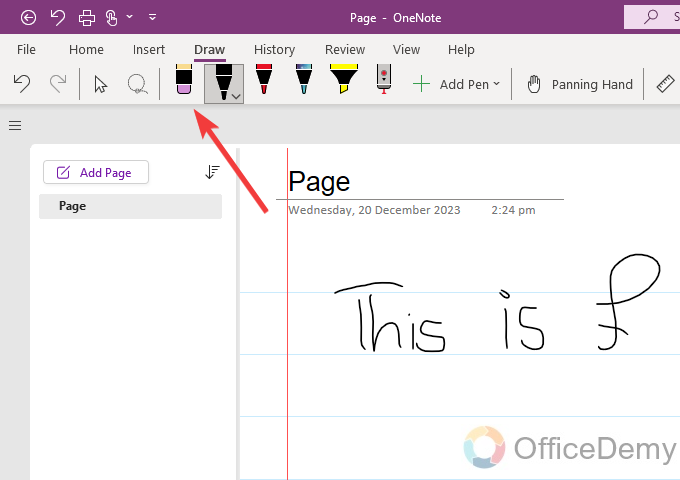 how to convert handwriting to text in onenote 18
