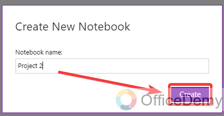 how to create a new notebook in onenote 14