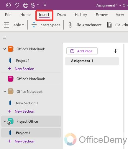 how to insert powerpoint into onenote 2