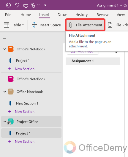 how to insert powerpoint into onenote 3