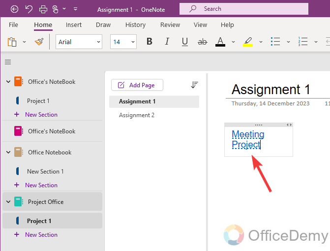 how to link onenote pages 6