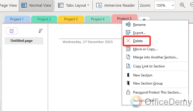 how to make tabs in onenote 9