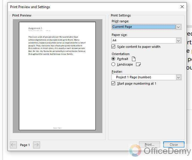 how to print in onenote 13
