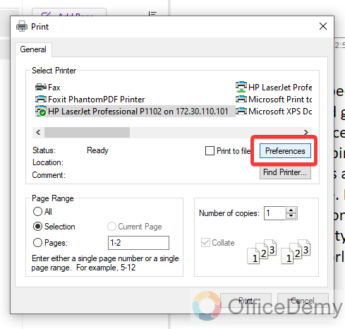 how to print in onenote 6