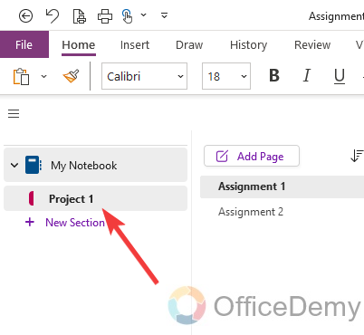 how to rename a notebook in onenote 10
