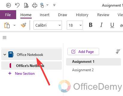 how to rename a notebook in onenote 5