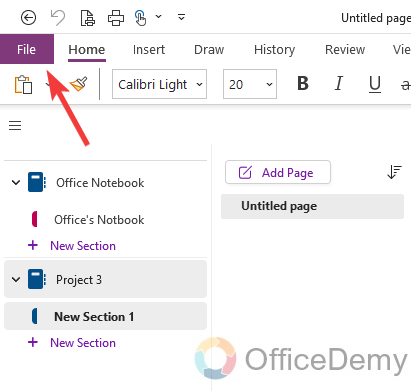 how to rename a notebook in onenote 6