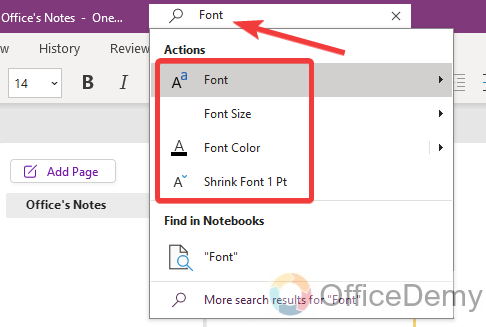 how to search in onenote 10