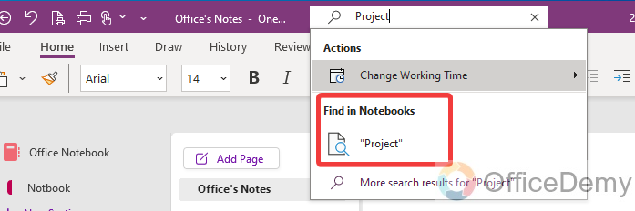 how to search in onenote 13