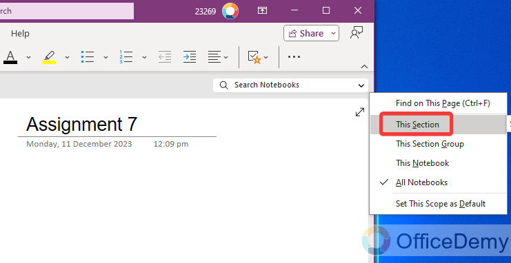 how to search in onenote 17