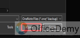 How to Restore OneNote from Backup 5