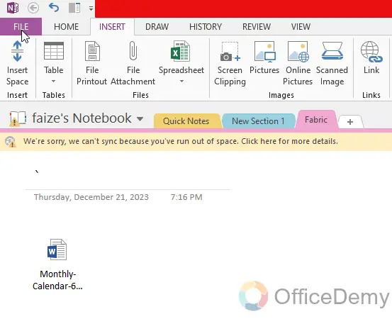 How to Save OneNote Files to OneDrive 2