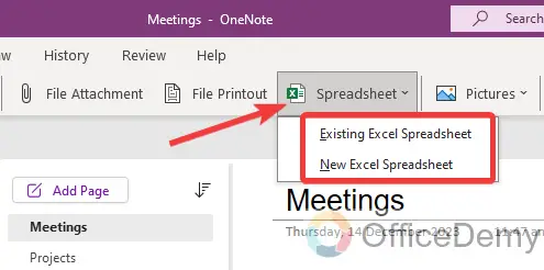 how to add a table in onenote 10