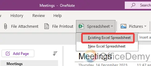 how to add a table in onenote 13