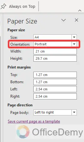 How to Change Page Size And Orientation in Onenote 7