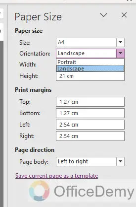 How to Change Page Size And Orientation in Onenote 8